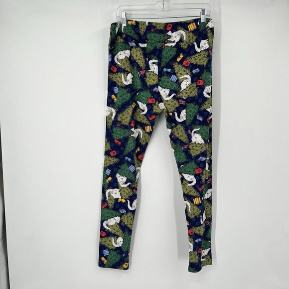 LuLaRoe Leggings Christmas Tree White Elephant Presents Holiday Tall Curvy - Picture 3 of 8